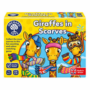 Joc educativ Girafe cu fular - Giraffes in scarves
