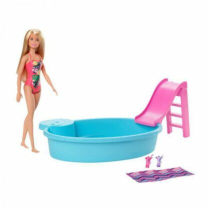 barbie set papusa cu piscina 4