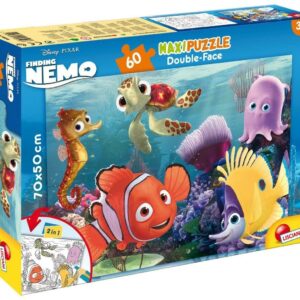 Puzzle de colorat maxi - Nemo si pietenii (60 piese)