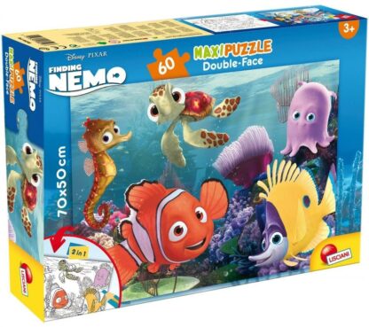 Puzzle de colorat maxi - Nemo si pietenii (60 piese)