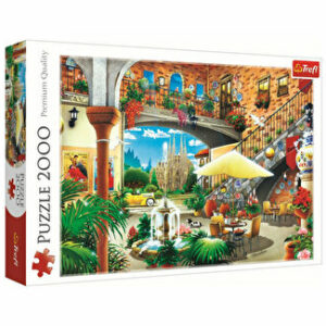 Puzzle Trefl vedere din Barcelona, 2000 piese
