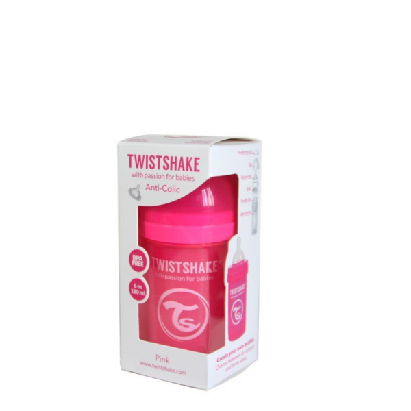 biberon twistshake anti colici 180 ml albastru