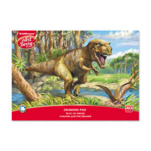 Bloc desen, A4 Dinozauri, 120 gr mp, 40 coli