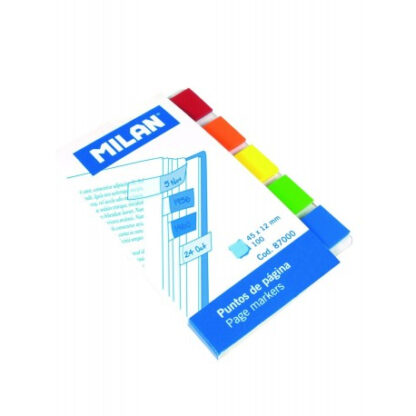 bloc notes adeviv index 5x45x12 transparent milan 16535 1912