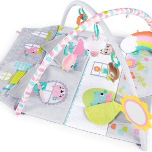 Bright Starts - Salteluta de activitati & Casuta de papusi Floors of Fun
