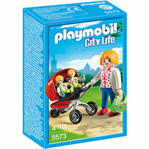 Playmobil City Life - Carucior cu gemeni