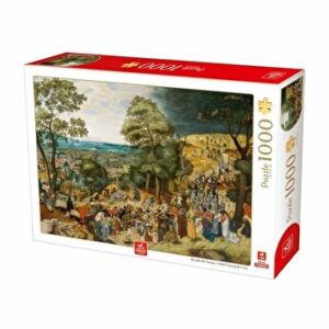 Puzzle adulti Deico Pieter Bruegel cel Tanar - Christ Carrying the Cross, 1000 piese