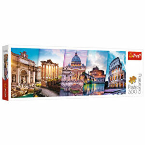 Puzzle Trefl panorama calatorind in Italia, 500 piese