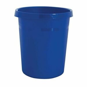 Cos de birou pentru hartii Han Grip, 18 L, albastru