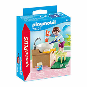Playmobil Figures, Special Plus - Copil cu accesorii baie