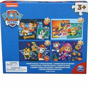 Puzzle 4 in 1 Patrula Catelusilor, 72 piese