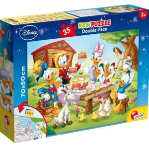 Puzzle de colorat - Familia Donald Duck (35 piese)