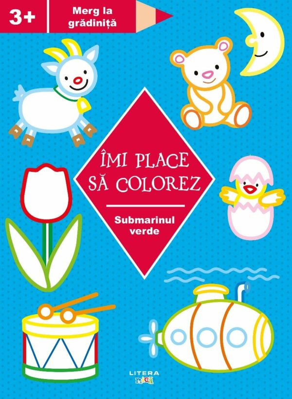 Imi place sa colorez. Submarinul verde, 3+