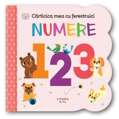 cartbi105 001w carticica mea cu ferestruici numere 123 bebe invata