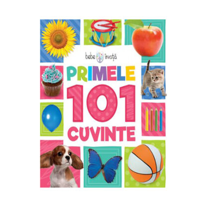 cartbi29 001w carte copii editura litera bebe invata primele 101 cuvinte