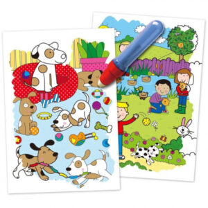 Carte de colorat cu apa - Animale de companie Water Magic
