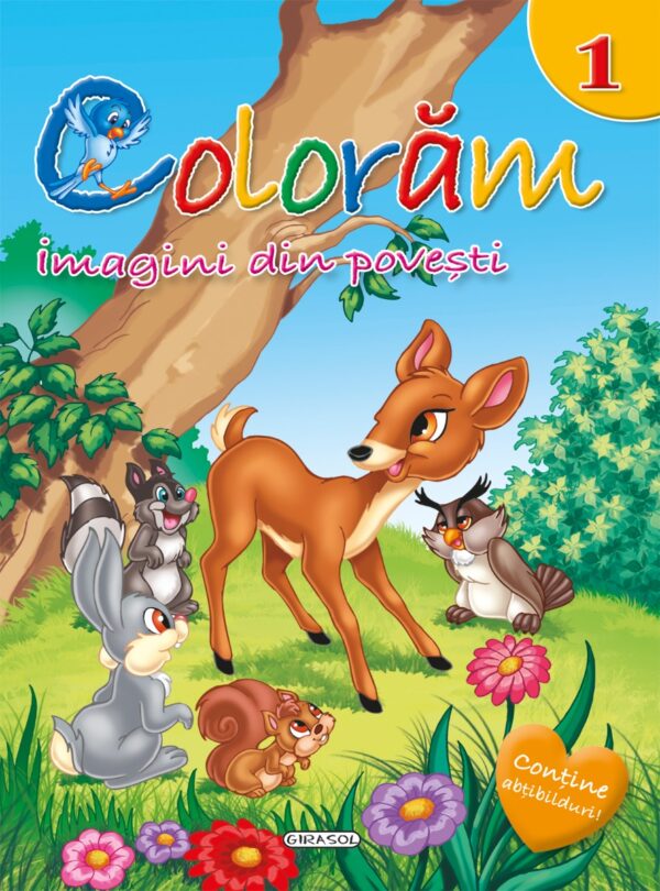 Carte de colorat editura Girasol - Imagini din poveste 1