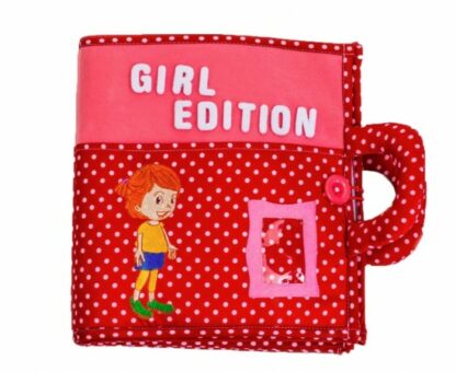 carticica cu activitati piqipi quiet book girl edition