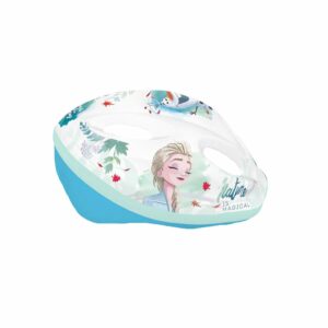 Casca protectie copii, Frozen, alba, marime 52-56 cm