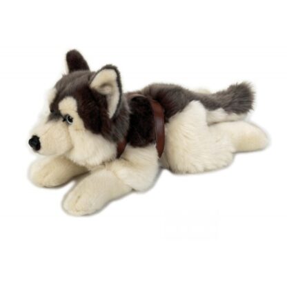 catel husky lapo 40 cm jucarie din plus