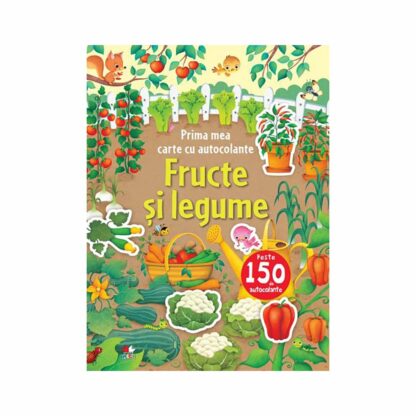 cca292 001w carte cu autocolante editura litera fructe si legume