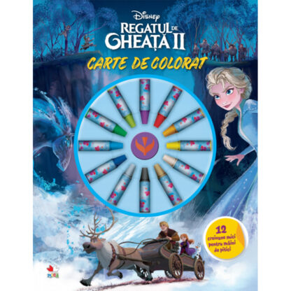 cdca70 001w carte editura litera disney. regatul de gheata ii