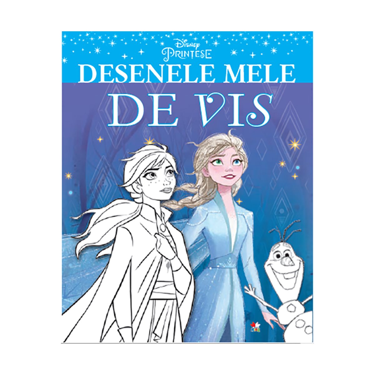 Carte de colorat, Desenele mele de vis, Disney Frozen 2 1 Carte de colorat, Desenele mele de vis, Disney Frozen 2