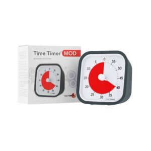 Ceas temporizator Time Timer MOD, negru-carbune, Robo