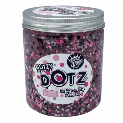 ck300129 gelatina compound kings glitzy dotz slime taffy candy 425 g