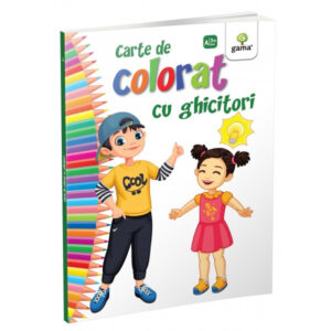 CARTI DE COLORAT CU 80 DE PAGINI - Carte de colorat cu ghicitori - Editia 2018