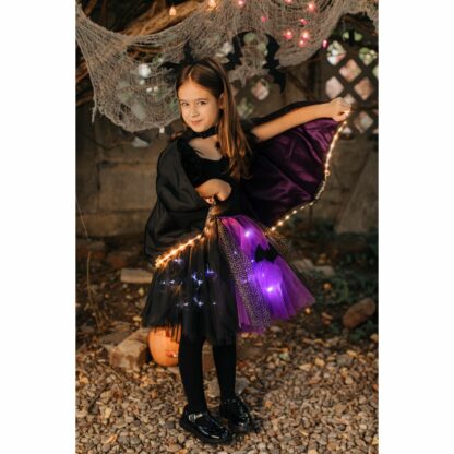 costum de halloween fustite cu luminite cu bratara handmade 1