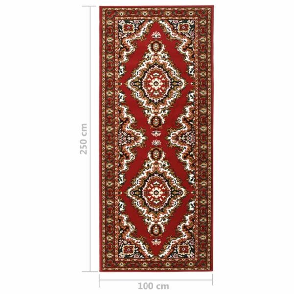 Covor traversa BCF, rosu oriental, 100x250 cm - imagine 6