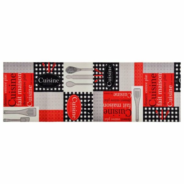 Covoras de bucatarie, lavabil, model Cuisine, 45x150 cm - imagine 3
