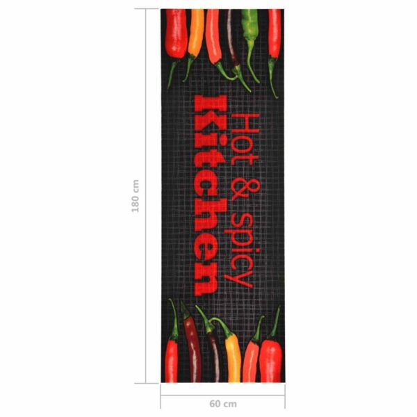 Covoras de bucatarie lavabil, model Hot & Spicy, 60 x 180 cm - imagine 6