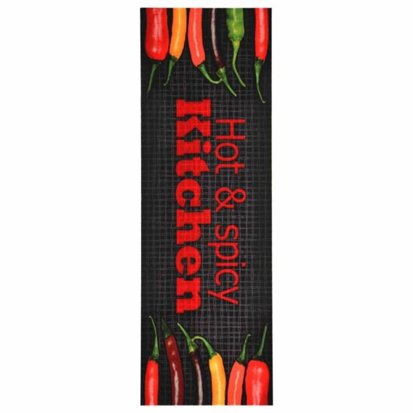 Covoras de bucatarie lavabil, model Hot & Spicy, 60 x 180 cm