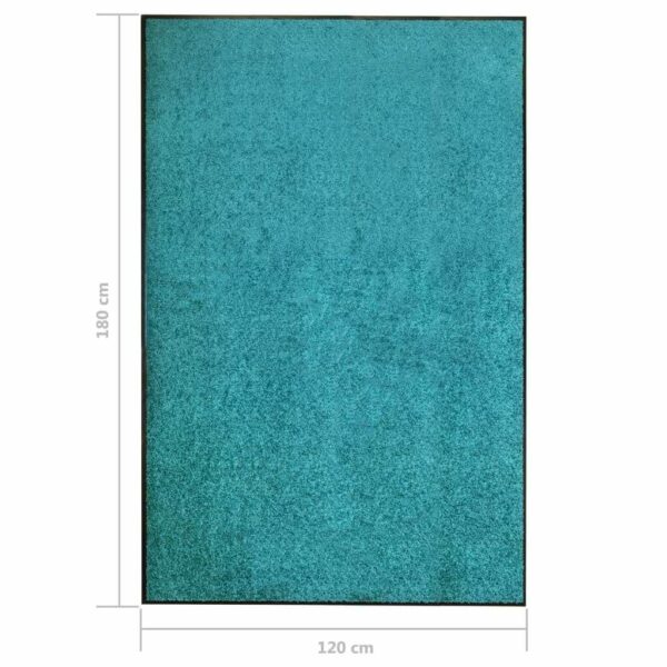 Covoras de usa lavabil, cyan, 120 x 180 cm - imagine 6