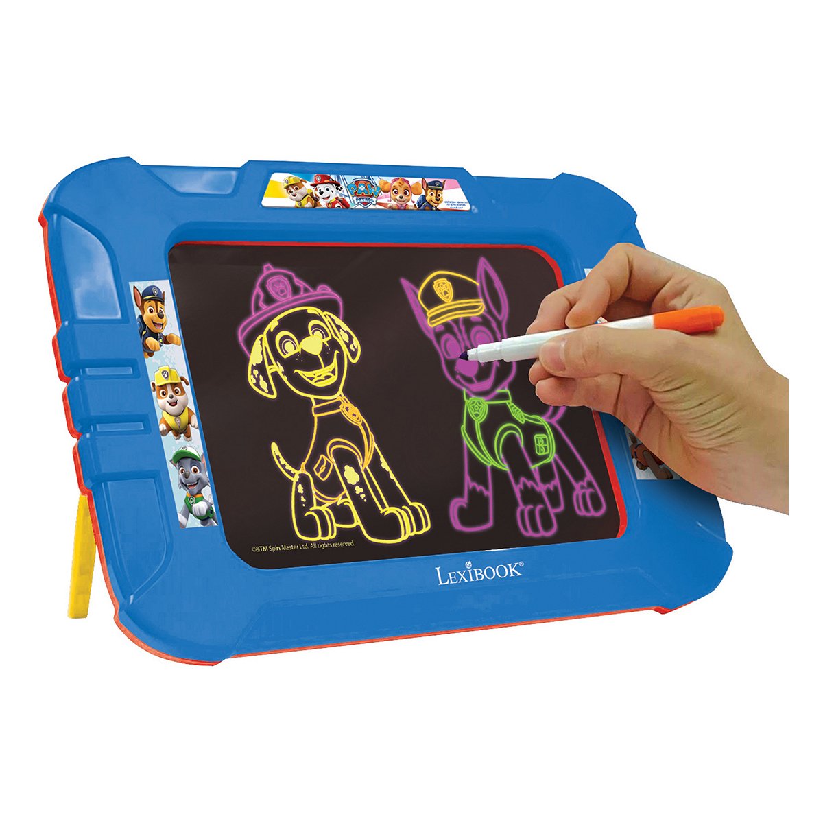 Tableta de desenat cu sabloane si culori Lexibook Paw Patrol 1 Tableta de desenat cu sabloane si culori Lexibook Paw Patrol
