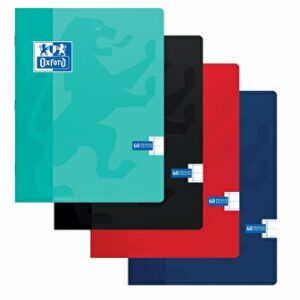 Caiet A5 Oxford School, 60 file, dictando, coperta carton soft, liniat stanga