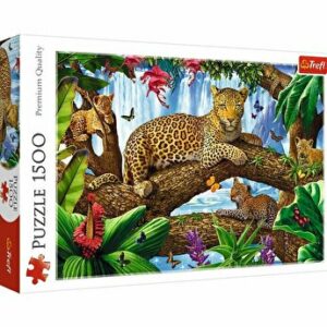 Puzzle Trefl Jaguar intr-o pauza odihnitoare, 1500 piese