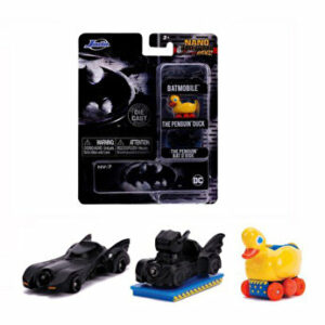 Set Batman - 3 nano masinute metalice, 4 cm