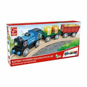 Tren marfar cu 2 vagoane