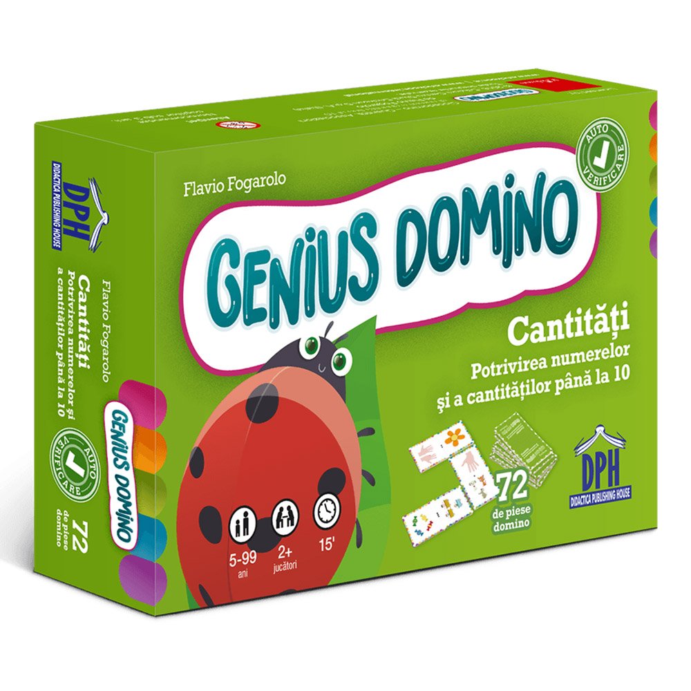 Editura DPH, Genius Domino - Multimi si numere de la 1 la 10 1 Editura DPH, Genius Domino - Multimi si numere de la 1 la 10