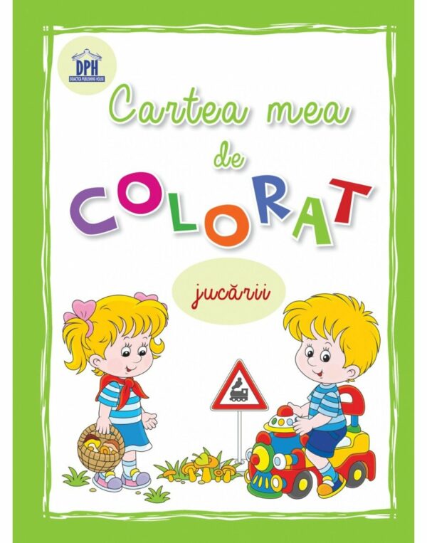 dph3239 cartea mea de colorat jucarii