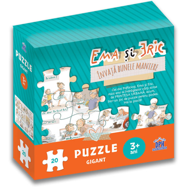 dph3272 001w editura dph emma si eric invata bunele maniere puzzle gigant 3
