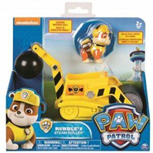 Figurina cu autovehicul Paw Patrol - Buldozerul lui Rubble