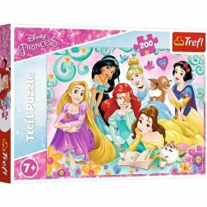 Puzzle Trefl Printesele Disney intr-o seara de poveste, 200 piese