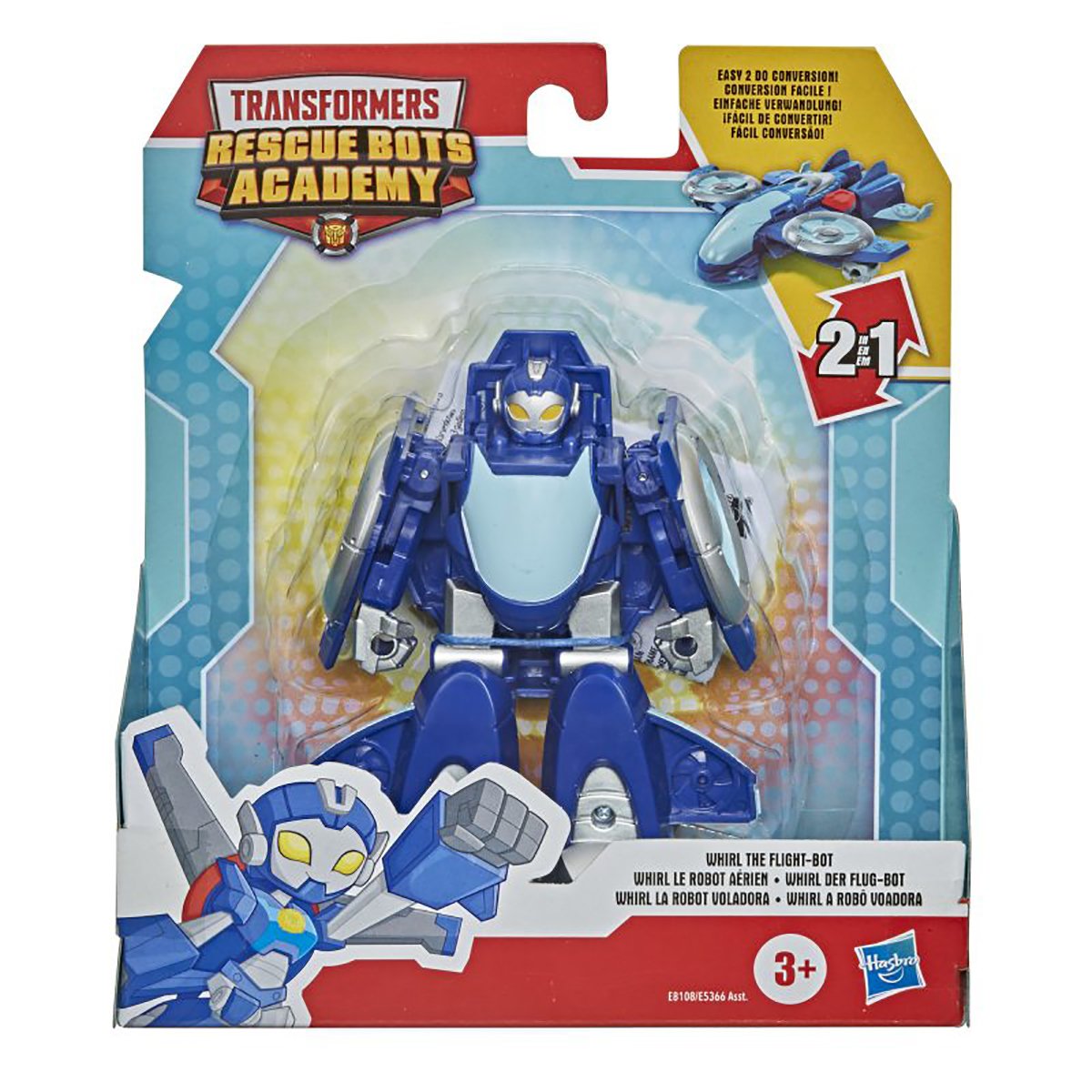 Figurina Transformers Rescue Bots Academy, Whirl The Flight, E8108