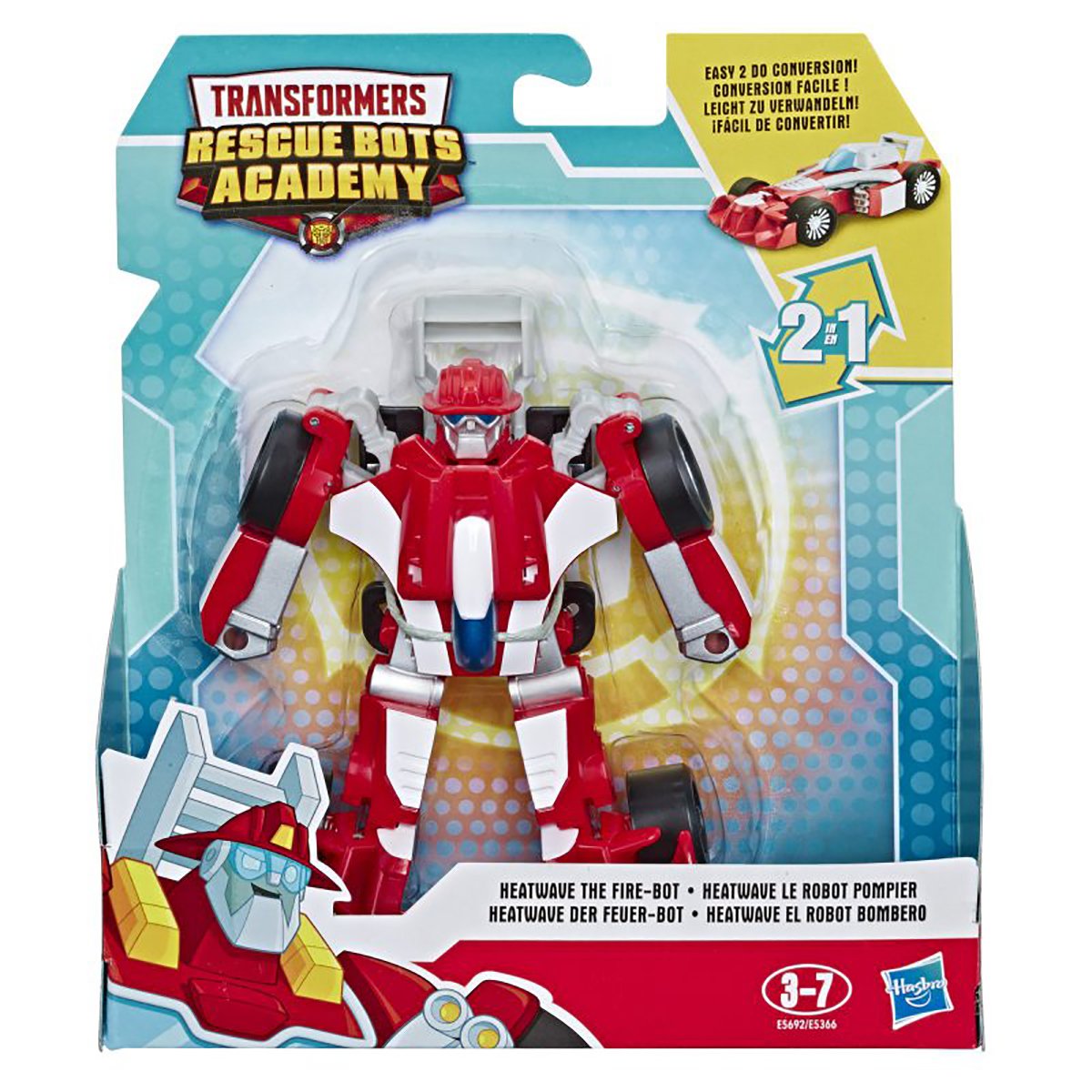 Figurina Transformers Rescue Bots Academy, Heatwave The Fire, E5692