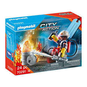 Playmobil City Action - Fire Department, Set Cadou pompier de salvare
