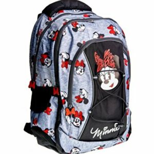 Rucsac gimnaziu, 3 compartimente, Minnie Mouse